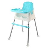 Safe-O-Kid Convertible 4 in 1 Booster Toddler High Chair Baby Booster Seat - Blue