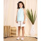 Casa Ninos Necktie Mint Green Co-Ord for Girls