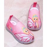 Toothless Barbie Featured Casual Shoes - Pink