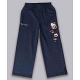 Kidsville Full Length Hello Kitty Printed Lounge Pant - Navy Blue