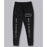 Kidsville Full Length Batman Printed Joggers - Black