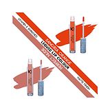 KINDED Vitamin E Enriched Matte Liquid Lip Colour Lipstick Set of 2 Sangria Orange Perfect Nude- 12 ml