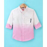 Under Fourteen Only Full Sleeves Colour Gradient Shirt - Off White