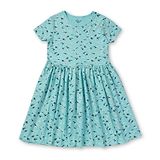 GINI & JONY Half Sleeves Floral Printed Dress - Mint Blue