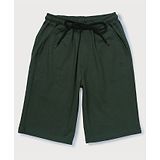 GINI & JONY Solid Bermuda Shorts - Green