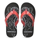 Toothless Marvel Iron Man Slip On Flip-Flops - Black