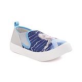 Toothless Disney Frozen Casual Slip On Canvas Shoes - Blue Silver