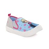 Toothless Barbie Slip On Casual Canvas Shoes - Blue Silver