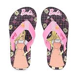 Toothless Barbie Slip On Flip Flops - Black & Pink