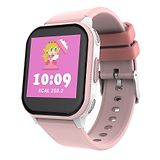 V2A Play On Smart Watch For Kids With 8 Games - Pink