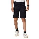 Under Fourteen Only Solid Button Down Shorts - Navy Blue