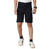 Under Fourteen Only Solid Button Down Shorts - Navy Blue