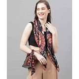 Tossido Floral Scarf & Scarf Bag Set - Multicolor