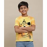 Kidsville Warner Bros Featuring Half Sleeves Scooby Doo Printed Tee  - Yellow