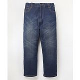 Cherry Crumble By Nitt Hyman Solid  Jeans - Blue