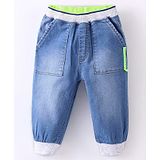 Little Kangaroos Denim Jogger Fit Full Length Jeans - Blue