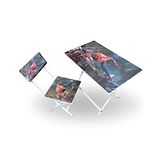 Wishing Clouds Spider Man Kids Study Table with Chair Sets - Multicolor