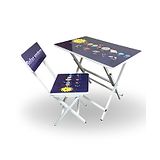 Wishing Clouds Universe Kids Study Table with Chair Sets - Multicolor