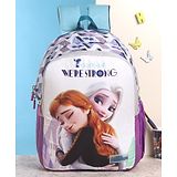 Disney Backpack Frozen Print Purple- Height 14 Inch