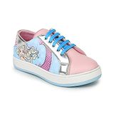 Toothless Barbie Featuring Colour Blocked Lace Up Shoes - Blue & Pink