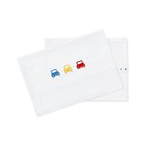 Mothercare Flat Sheets on The Road Print Pack of 2 - White