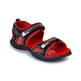 LIBERTY Lucy & Luke With Zig Zag Pattern Printed Velcro Closure Sandals - Red