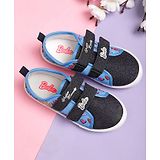 Kidsville Mattel Featuring Barbie Printed Velcro Closure Shoes - Blue