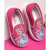 Kidsville Mattel  Featuring Barbie  Printed  Shoes - Pink