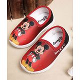 Kidsville Mickey & Friends Featuring Mickey Printed  Shoes - Red