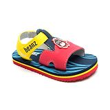 Beanz Unisex Penguin Applique Detailed Velcro Closure Sandals - Navy Blue Red