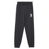 PUMA Placement Printed Track Pant - Dark Coal & Black