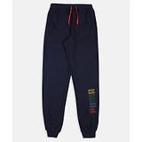 PUMA Placement Brand Name Printed Lounge and Track Pants - Peacoat Blue