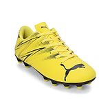 PUMA ATTACANTO FG AG Jr Football Shoe - Yellow Blaze & Black