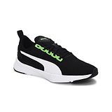 PUMA Mesh Designed Laced Up Flyer Runner Junior Sneakers - Green White & Black