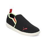 PUMA Self Designed Slip On Tobey Junior Sneakers - Black Red & Fizzy Light