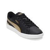 PUMA Colour Blocked Laced Up Vikky v3 Nova Jr Sneakers - Black Golden & White