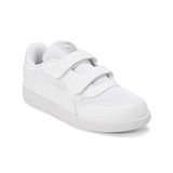 PUMA Mesh Detailed Velcro Closure Punch Comfort Jr Sneakers - White