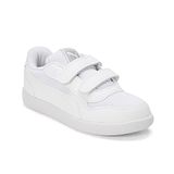 PUMA Mesh Detailed Velcro Closure Punch Comfort Jr Sneakers - White