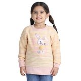 Wingsfield Full Sleeves Bunny Design Detailed & Sequin Embellished Pullover - Multi Color