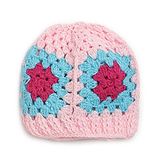 MayRa Knits Self Designed Hand Knitted Cap - Pink