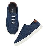 TUSKEY Self Designed Slip On Shoes - Blue