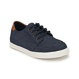 TUSKEY Solid Laced Up Shoes - Navy Blue