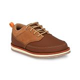 TUSKEY Color Blocked Lace Up Sneaker Shoes - Tan Brown