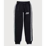 GINI & JONY Gini And Jony Full Length Track Pant Text Printed - Black