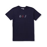 GINI & JONY Gini and Jony Half Sleeves T-Shirt Text Printed - Dark Blue