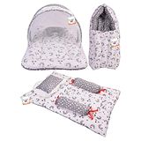 Toddylon Baby Bedding Set Combo for New Born Sleeping Products -  Grey