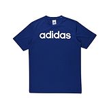 Adidas Kids Half Sleeves T-Shirt Logo Print - Blue