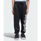 Adidas Kids Woven Full Length Track Pant Logo Print - Black