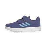 Adidas Kids Fluidstreet 1.0 K Velcro Closure Sports Shoes - Blue