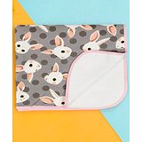 Baby Moo Rabbit Sweet Dreams Water-resistant Bed Protector - Grey